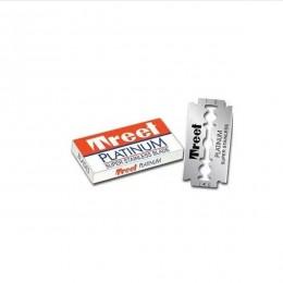 Лезвия для безопасной бритвы Treet Platinum Super Stainless Steel (5 лезвий) Лезвия для безопасной бритвы Treet Platinum Super Stainless Steel (5 лезвий)