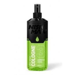 Одеколон после бритья Nishman Caribbean №3, 400 мл