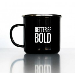 Кружка эмалированная "NO MORE BAD HAIR DAYS", 380 мл Кружка эмалированная "NO MORE BAD HAIR DAYS", 380 мл