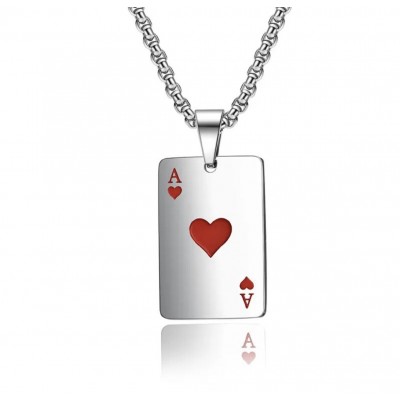 Кулон Maximus "Червовый туз" Кулон Maximus "Червовый туз"