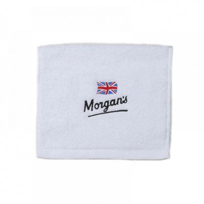 Полотенце для бритья Morgan's Embroidered Small White Towel Полотенце для бритья Morgan's Embroidered Small White Towel