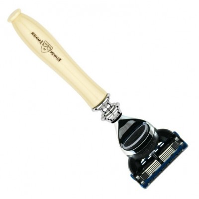 Станок для бритья Edwin Jagger IVCF Chatsworth Imitation Ivory Fusion Razor Станок для бритья Edwin Jagger IVCF Chatsworth Imitation Ivory Fusion Razor