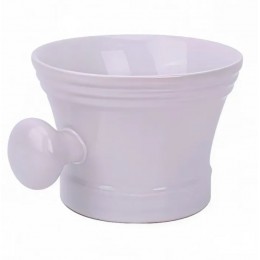 Чаша керамическая с ручкой The Shave Factory Shaving Mug белая