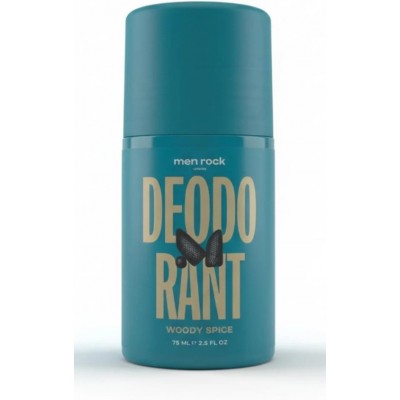 Дезодорант-антиперспирант Men Rock Woody Spice Deodorant Roll-On 75 мл