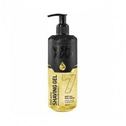 Гель для бритья Nishman Shaving Gel №7 Gold One 400 мл Гель для бритья Nishman Shaving Gel №7 Gold One 400 мл