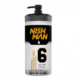 Гель для бритья Nishman Shaving Gel No.6 Fresh Active 1500 мл Гель для бритья Nishman Shaving Gel No.6 Fresh Active 1500 мл