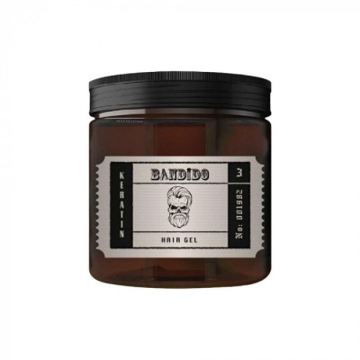Гель для укладки волос сильной фиксации с кератином Keratin Hair Gel Bandido, 500 мл Гель для укладки волос сильной фиксации с кератином Keratin Hair Gel Bandido, 500 мл