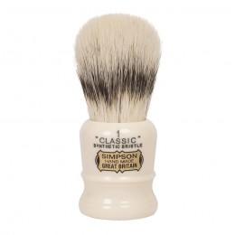 Помазок для бритья Simpson Classic 1 Synthetic Bristle faux Ivory Помазок для бритья Simpson Classic 1 Synthetic Bristle faux Ivory