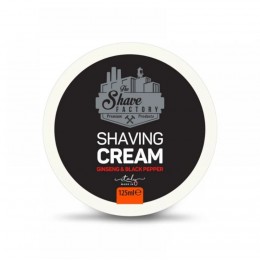 Крем для бритья The Shave Factory Ginseng & Black Pepper Shaving Cream 125 мл Крем для бритья The Shave Factory Ginseng & Black Pepper Shaving Cream 125 мл