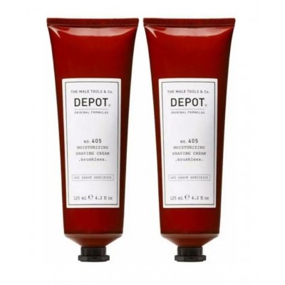 Набор крем для бритья Depot 405 Moisturizing Shave Cream, 125 мл (2 шт) Набор крем для бритья Depot 405 Moisturizing Shave Cream, 125 мл (2 шт)