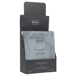 Тонизирующая маска для лица и шеи Depot 806 TONING & REVITALIZING FACE MASK (12 саше по 13 мл)