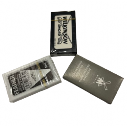 Комплект лезвий для безопасной бритвы "Стартовый" (20 шт) Комплект лезвий для безопасной бритвы "Стартовый" (20 шт)