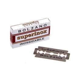 Лезвия для безопасной бритвы Bolzano Superinox (5 лезвий) Лезвия для безопасной бритвы Bolzano Superinox (5 лезвий)