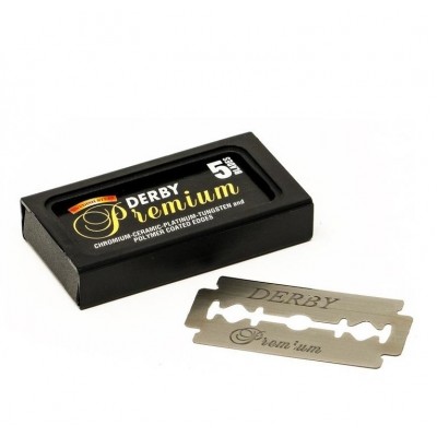 Лезвия для безопасной бритвы Derby Premium (5 лезвий) Лезвия для безопасной бритвы Derby Premium (5 лезвий)