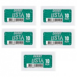 Лезвия для безопасной бритвы Derby Usta (50 лезвий) Лезвия для безопасной бритвы Derby Usta (50 лезвий)