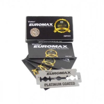 Лезвия для безопасной бритвы Euromax Platinum (5 лезвий) Лезвия для безопасной бритвы Euromax Platinum (5 лезвий)