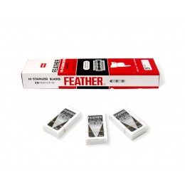Лезвия для безопасной бритвы Feather Hi-Stainless (15 лезвий) Лезвия для безопасной бритвы Feather Hi-Stainless (15 лезвий)