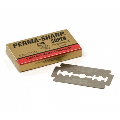 Лезвия для безопасной бритвы Perma-Sharp (5 лезвий) Лезвия для безопасной бритвы Perma-Sharp (5 лезвий)