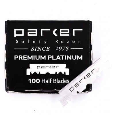 Лезвия для шаветт Parker Premium Single Edge (половинки), 100 шт Лезвия для шаветт Parker Premium Single Edge (половинки), 100 шт