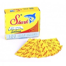 Лезвия для шаветт (половинки) Shark Super Stainless Single Edge Razor Blades, 100 шт Лезвия для шаветт (половинки) Shark Super Stainless Single Edge Razor Blades, 100 шт