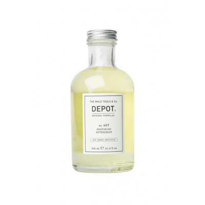 Восстанавливающий лосьон после бритья Depot 407 Restoring Aftershave, 500 мл Восстанавливающий лосьон после бритья Depot 407 Restoring Aftershave, 500 мл
