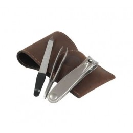 Маникюрный набор Dovo 4009056 в кожаном чехле Маникюрный набор Dovo 4009056 в кожаном чехле