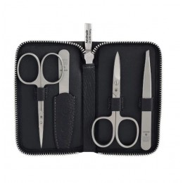 Маникюрный набор Dovo Solingen №5, 4 предмета, черная кожа Маникюрный набор Dovo Solingen №5, 4 предмета, черная кожа