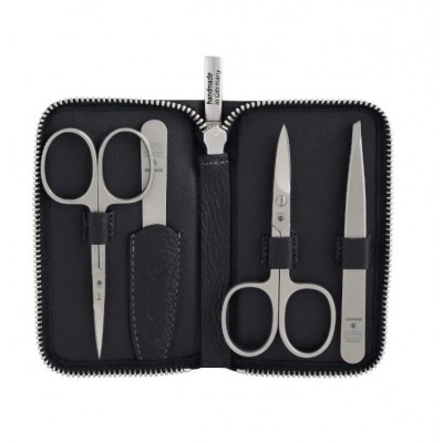 Маникюрный набор Dovo Solingen №5, 4 предмета, черная кожа Маникюрный набор Dovo Solingen №5, 4 предмета, черная кожа