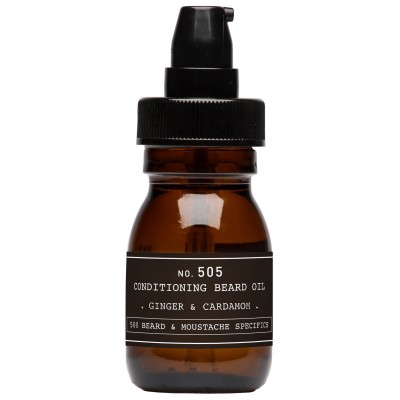 Масло-кондиционер для бороды Depot 505 "Имбирь и кардамон", 30 мл Масло-кондиционер для бороды Depot 505 "Имбирь и кардамон", 30 мл