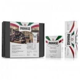 Подарочный набор для бритья Proraso Duo Pack Sensitive (Cream + Balsam)