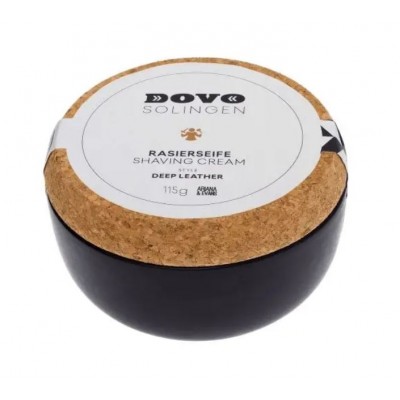 Мыло для бритья в керамической чаше Dovo Solingen SHAVING SOAP DEEP LEATHER, 115 грамм Мыло для бритья в керамической чаше Dovo Solingen SHAVING SOAP DEEP LEATHER, 115 грамм