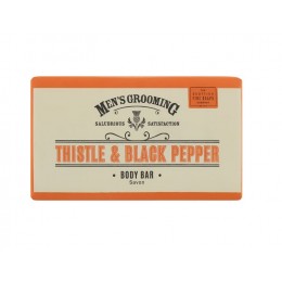 Мило для тіла Scottish Fine Soaps Thistle & Black Pepper Body Soap, 220 грам Мило для тіла Scottish Fine Soaps Thistle & Black Pepper Body Soap, 220 грам