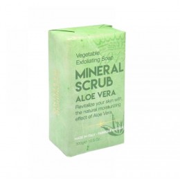 Мыло-скраб Saponificio Varesino Pure Aloe Vera Mineral Scrub Bar Soap 300 грамм
