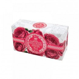 Мыло туалетное Saponificio Varesino Rosa Rossa Natural Soap 300 грамм