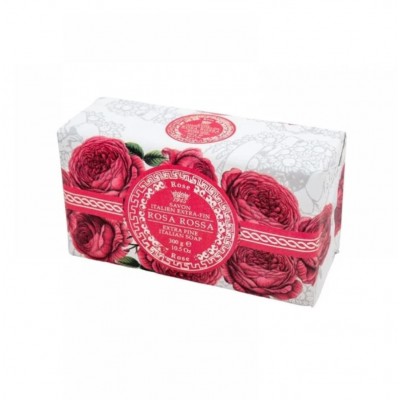 Мыло туалетное Saponificio Varesino Rosa Rossa Natural Soap 300 грамм Мыло туалетное Saponificio Varesino Rosa Rossa Natural Soap 300 грамм