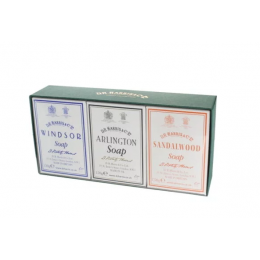 Набір мила для тіла DR Harris Bath Soap Trio (Arlington, Windsor, Sandalwood)