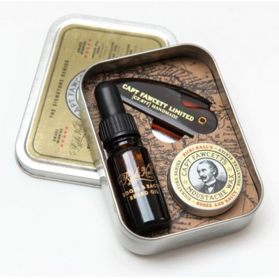 Подарочный набор Captain Fawcett Ricki Hall's Booze & Baccy Grooming Kit