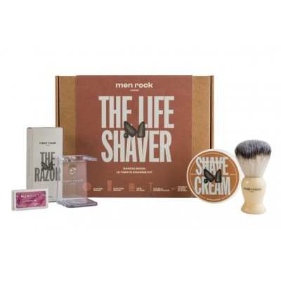 Подарочный набор Men Rock Ultimate Shaving Gift Set Sandalwood Подарочный набор Men Rock Ultimate Shaving Gift Set Sandalwood