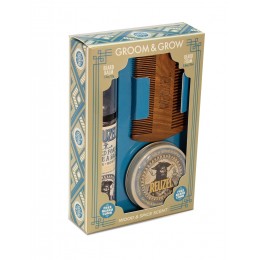 Подарочный набор для ухода за бородой Reuzel Groom&Grow Wood & Spice Подарочный набор для ухода за бородой Reuzel Groom&Grow Wood & Spice