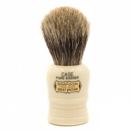 Помазок для бритья Simpson Case С1 Pure Badger Помазок для бритья Simpson Case С1 Pure Badger