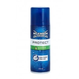 Пена для бритья Wilkinson Sword Protect Sensitive 200 ml Пена для бритья Wilkinson Sword Protect Sensitive 200 ml