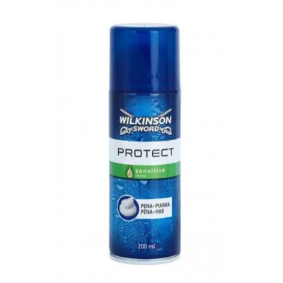 Пена для бритья Wilkinson Sword Protect Sensitive 200 ml Пена для бритья Wilkinson Sword Protect Sensitive 200 ml