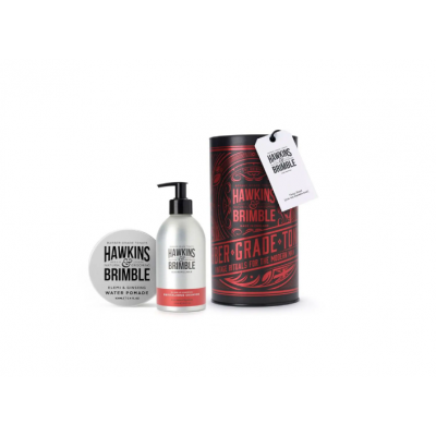 Подарочный набор для волос Hawkins & Brimble Hair Gift Set (Shampoo & Water Pomade)