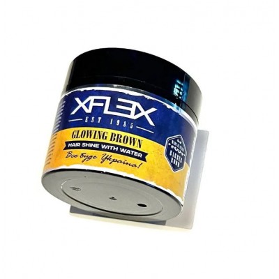 Помада для волос XFLEX Glowing Brown Wax "Слава Украине" 100 ml Помада для волос XFLEX Glowing Brown Wax "Слава Украине" 100 ml