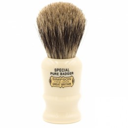 Помазок для бритья Simpson Special S1 Pure Badger Помазок для бритья Simpson Special S1 Pure Badger