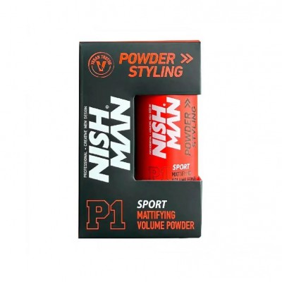 Пудра для стилизации волос Nishman Styling Powder Sport P1 20 грамм Пудра для стилизации волос Nishman Styling Powder Sport P1 20 грамм