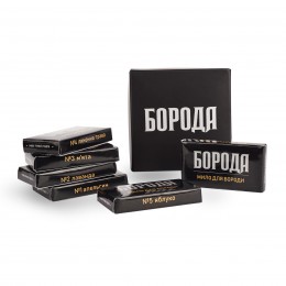 Стартовый набор мыло для бороды БОРОДА, 6 шт по 15 грамм