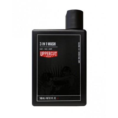 Cредство 3 в 1 Uppercut Deluxe 3 in 1 Wash, Hair and Body Wash, 240 мл Cредство 3 в 1 Uppercut Deluxe 3 in 1 Wash, Hair and Body Wash, 240 мл