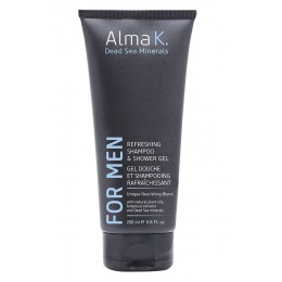 Шампунь и гель для душа 2 в1 Alma K Refreshing Shampoo & Shower Gel, 200 мл