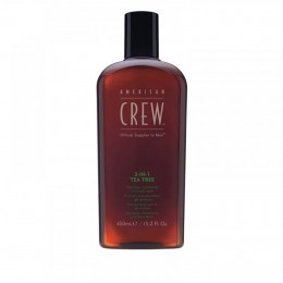 Средство 3-в-1 по уходу за волосами и телом American Crew Shampoo, Conditioner and Body Wash Tea Tree, 450 мл Средство 3-в-1 по уходу за волосами и телом American Crew Shampoo, Conditioner and Body Wash Tea Tree, 450 мл